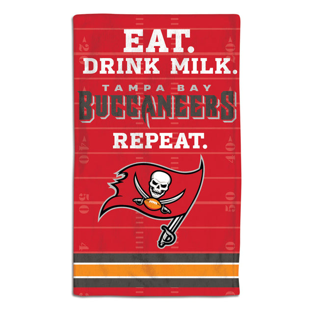 Paño para eructar para bebés de Tampa Bay Buccaneers, 10 x 17