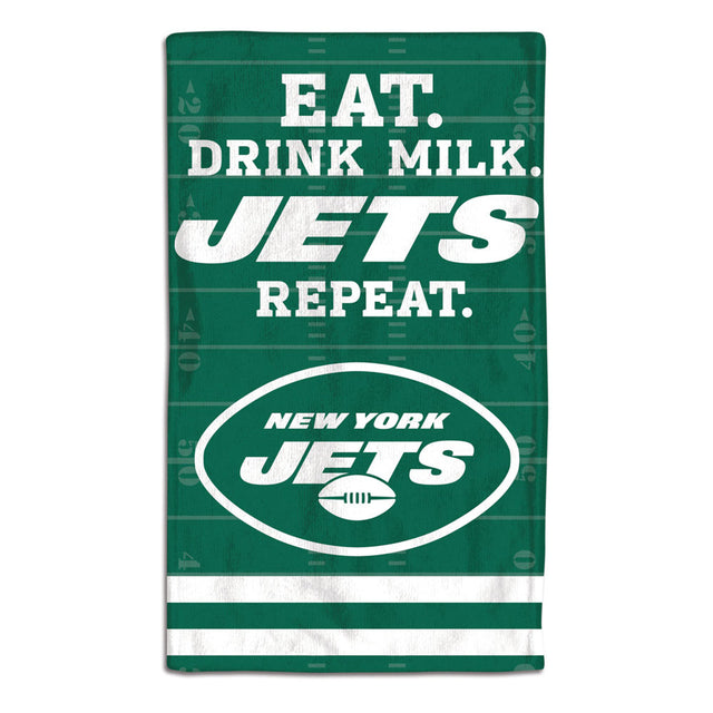 Paño para eructar para bebés de los New York Jets, 10 x 17