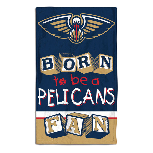 Paño para eructar para bebés de los New Orleans Pelicans, 10 x 17