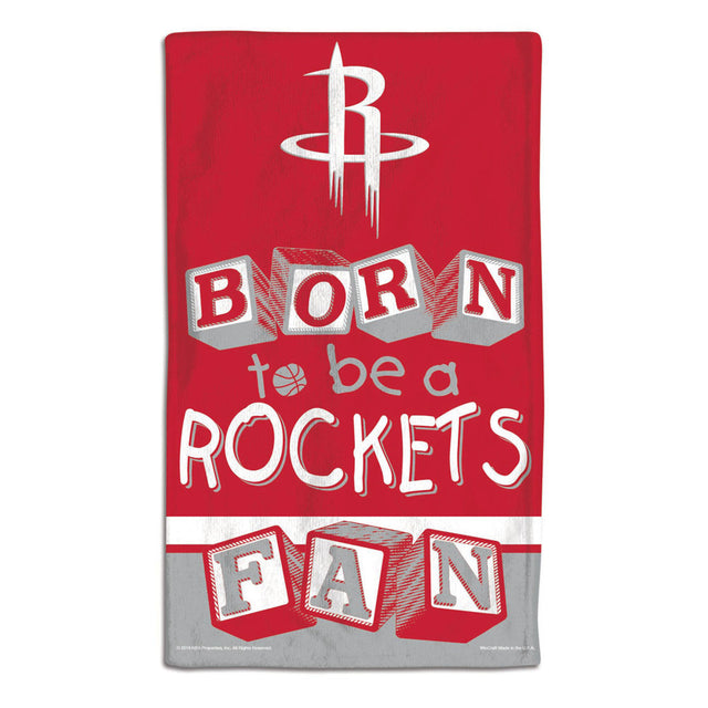 Houston Rockets Baby Burp Cloth 10x17