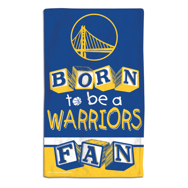 Golden State Warriors Baby Burp Cloth 10x17