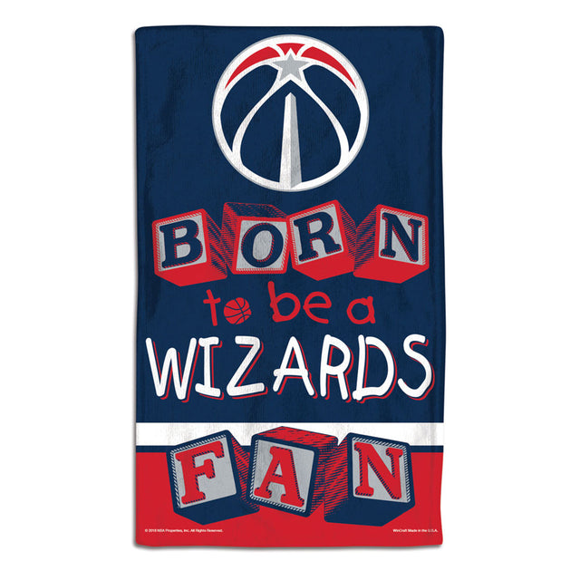 Washington Wizards Baby Burp Cloth 10x17