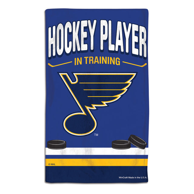 St. Louis Blues Baby Burp Cloth 10x17