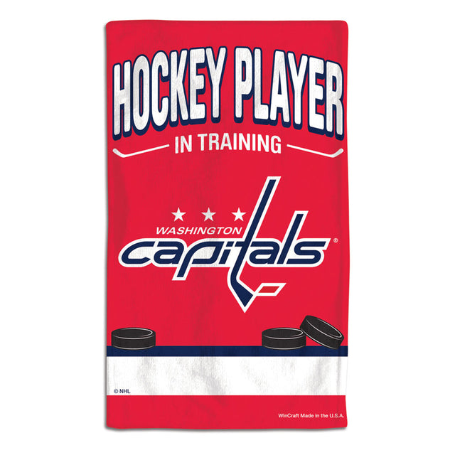 Washington Capitals Baby Burp Cloth 10x17