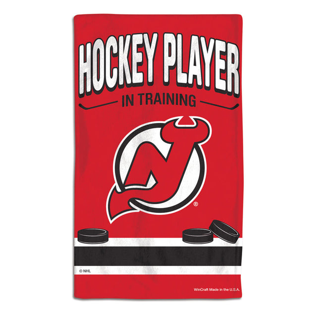 New Jersey Devils Baby Burp Cloth 10x17