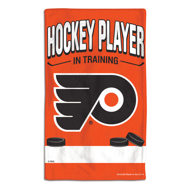 Philadelphia Flyers Baby Burp Cloth 10x17