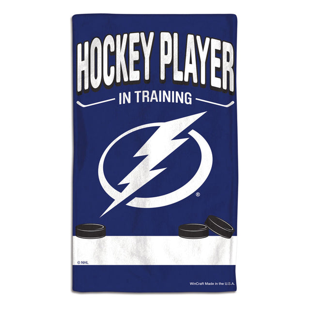 Paño para eructar para bebés de Tampa Bay Lightning de 10 x 17