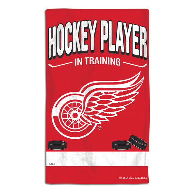 Detroit Red Wings Baby Burp Cloth 10x17