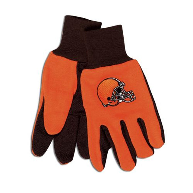 Guantes de dos tonos para adultos de los Cleveland Browns