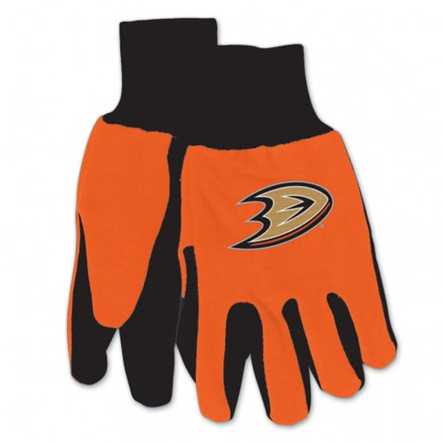 Guantes de dos tonos de los Anaheim Ducks para adultos