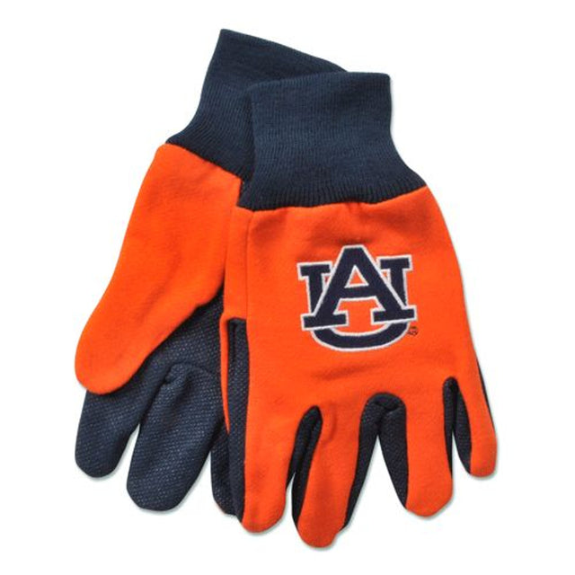 Guantes de dos tonos de Auburn Tigers para adultos