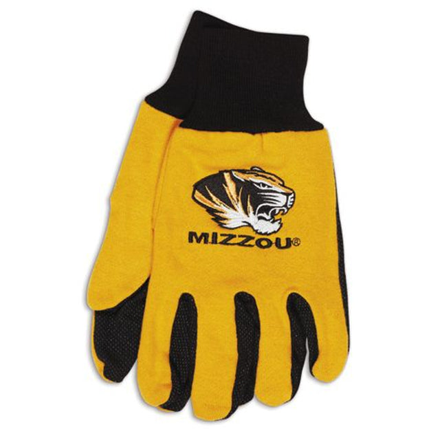 Guantes de dos tonos de Missouri Tigers para adultos