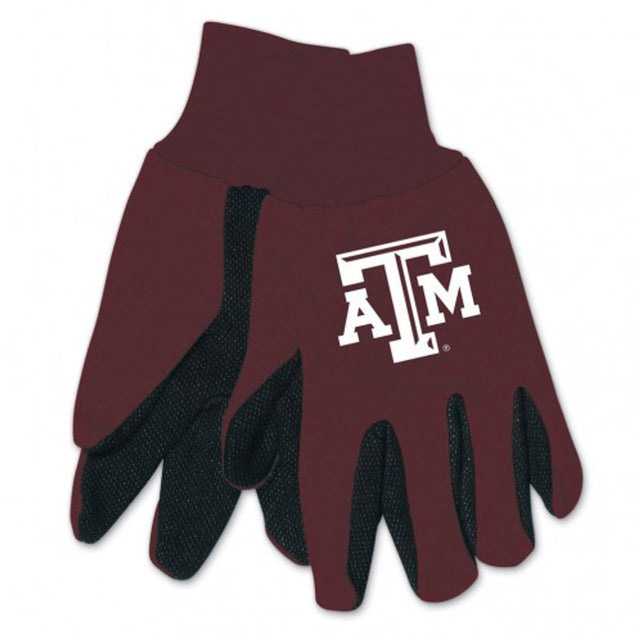 Guantes de dos tonos Texas A&amp;M Aggies para adultos