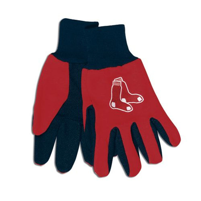 Guantes de dos tonos de los Boston Red Sox, talla para adultos