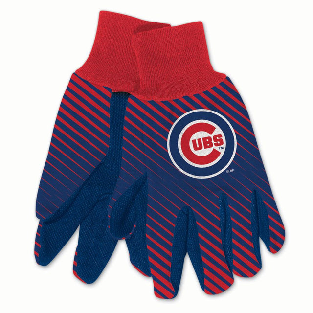 Guantes de dos tonos de los Chicago Cubs, talla para adultos