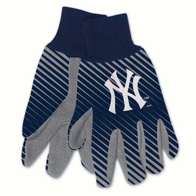 Guantes de los New York Yankees, estilo bicolor, talla para adultos