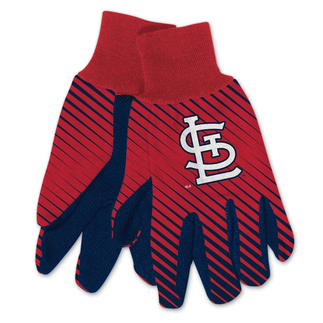 Guantes de dos tonos de los St. Louis Cardinals, talla para adultos