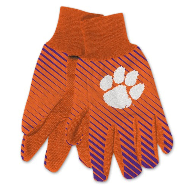 Guantes Clemson Tigers de dos tonos, talla para adultos