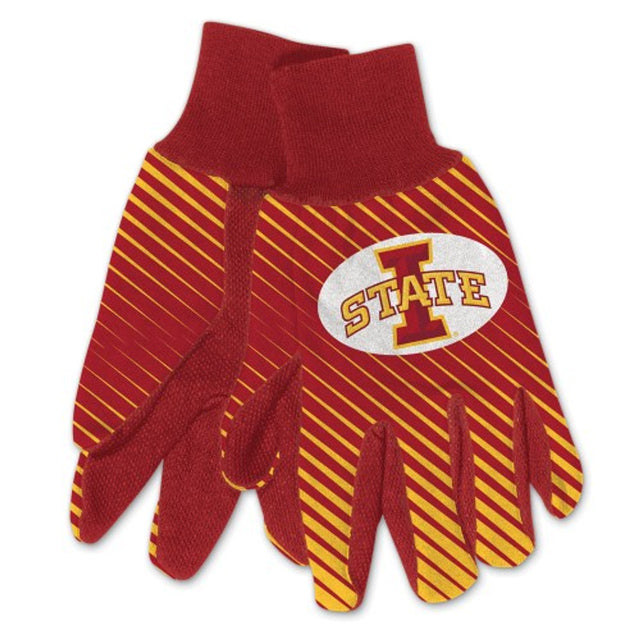 Guantes de dos tonos Iowa State Cyclones para adultos