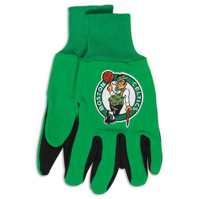 Guantes de dos tonos de los Boston Celtics para adultos