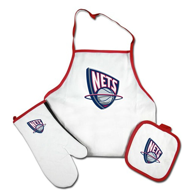 Conjunto de delantal para parrilla de los New Jersey Nets