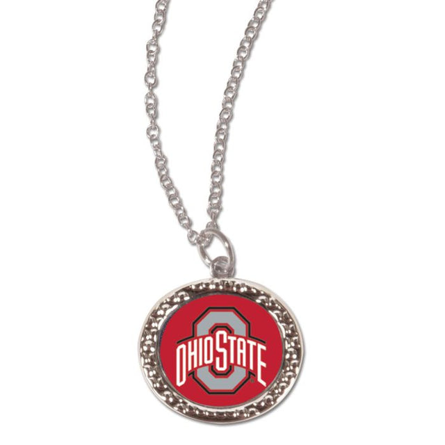 Collar con dije de los Ohio State Buckeyes y tarjeta de joyería