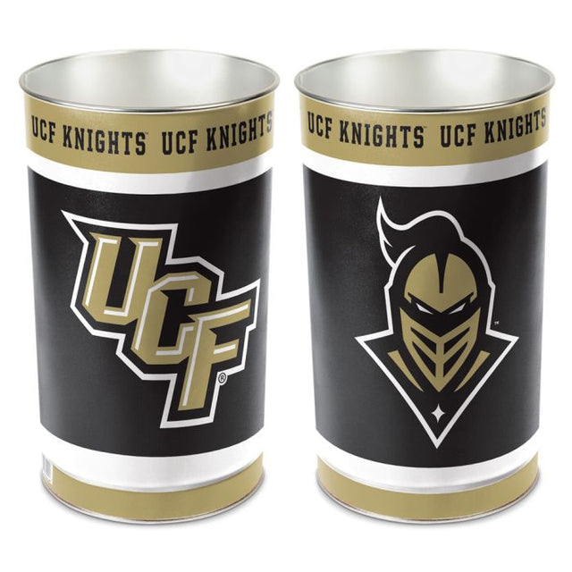 UCF Knights Wastebasket - tapered 15"H