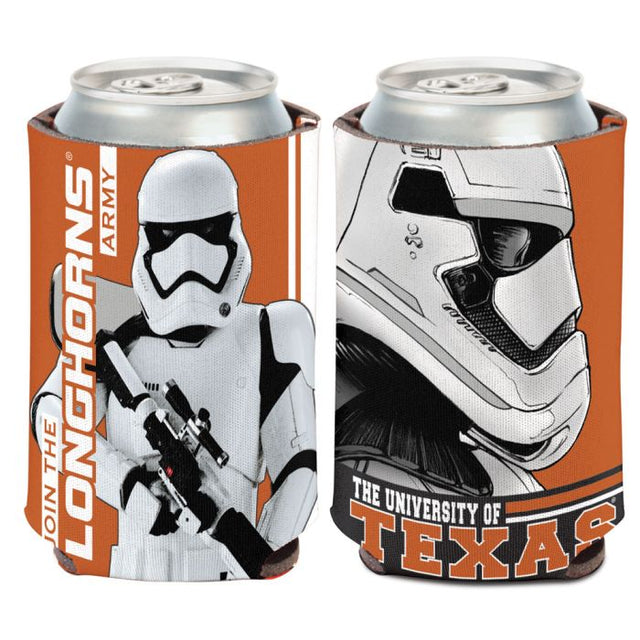 Enfriador de latas Texas Longhorns / Star Wars Stormtrooper de 12 oz.