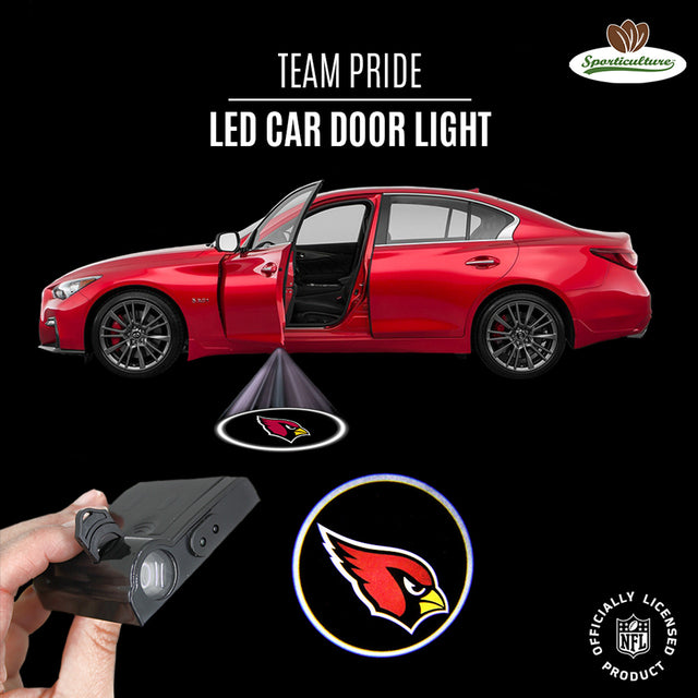 Luz LED para puerta de coche de los Cardenales de Arizona