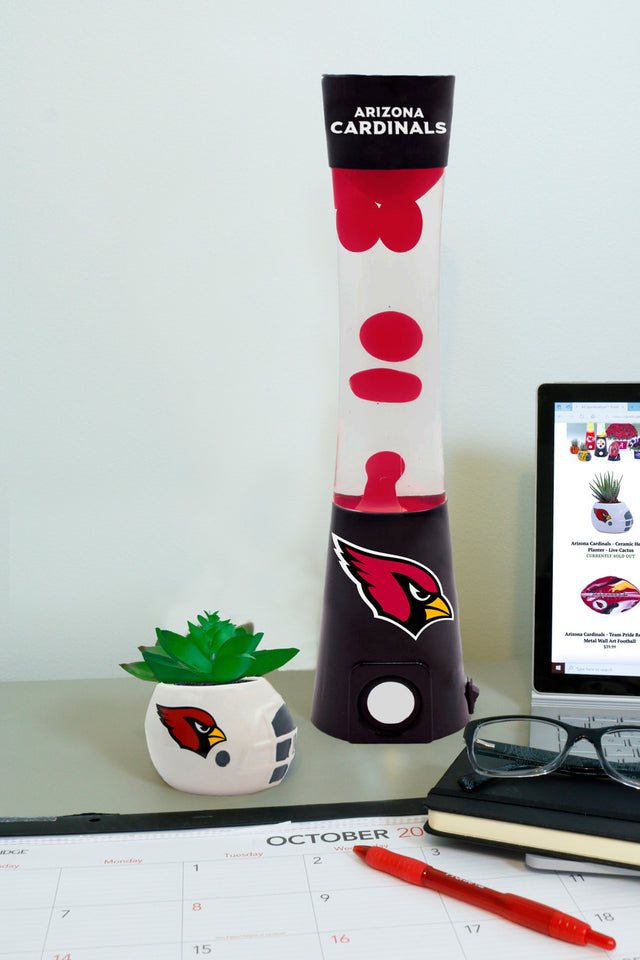 Lámpara de magma de los Arizona Cardinals: altavoz con Bluetooth