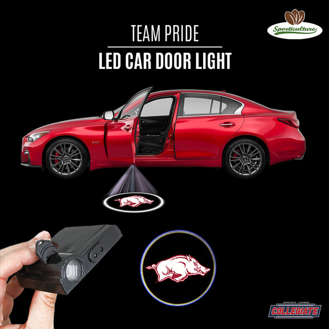 Arkansas Razorbacks Car Door Light LED