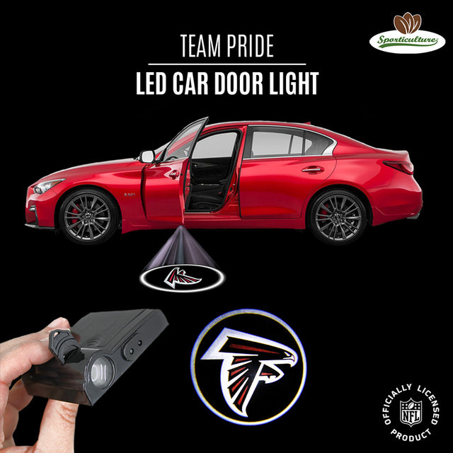 Luz LED para puerta de coche de los Atlanta Falcons