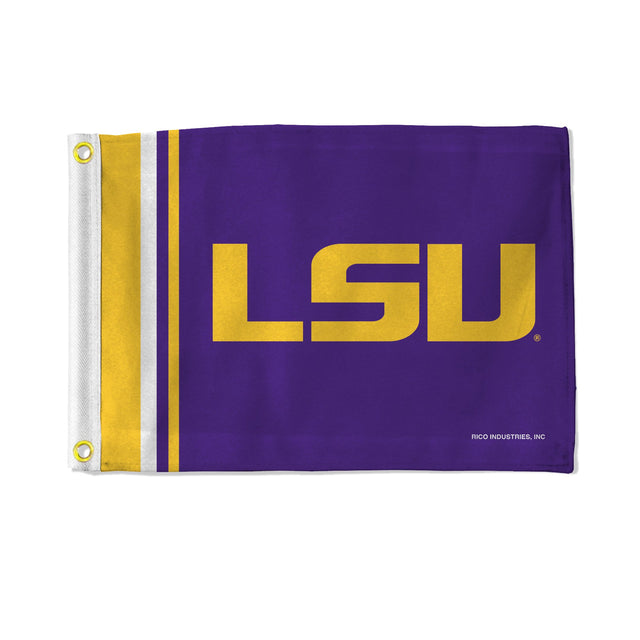 Bandera de los Tigres de LSU de 12 x 17 pulgadas, de uso general y a rayas