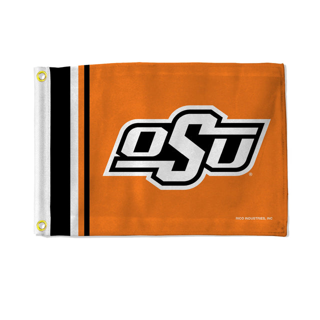 Bandera de los Oklahoma State Cowboys de 12 x 17 pulgadas, de uso general y a rayas