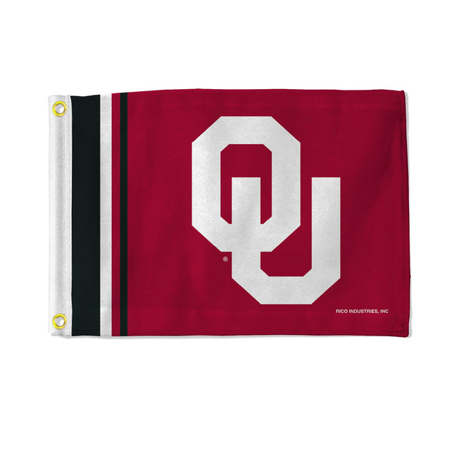 Bandera de los Oklahoma Sooners de 12 x 17 pulgadas, con rayas, utilitaria