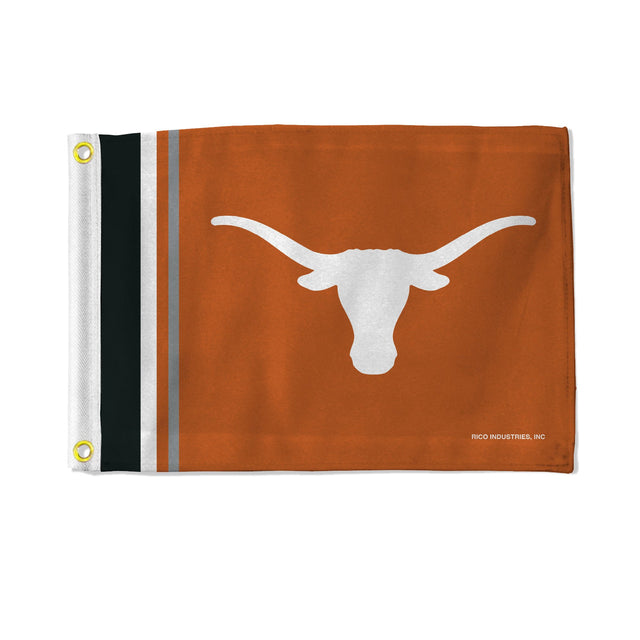 Bandera de los Texas Longhorns de 12 x 17 pulgadas con rayas utilitarias