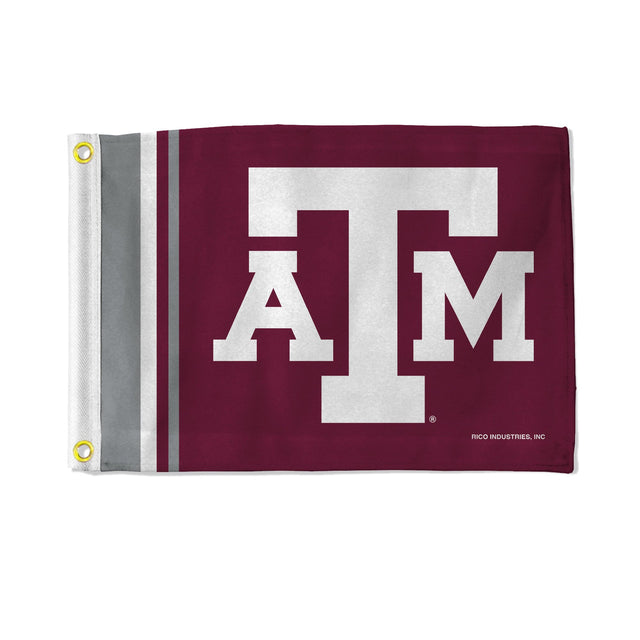 Bandera de los Aggies de Texas A&amp;M de 12 x 17 pulgadas con rayas utilitarias