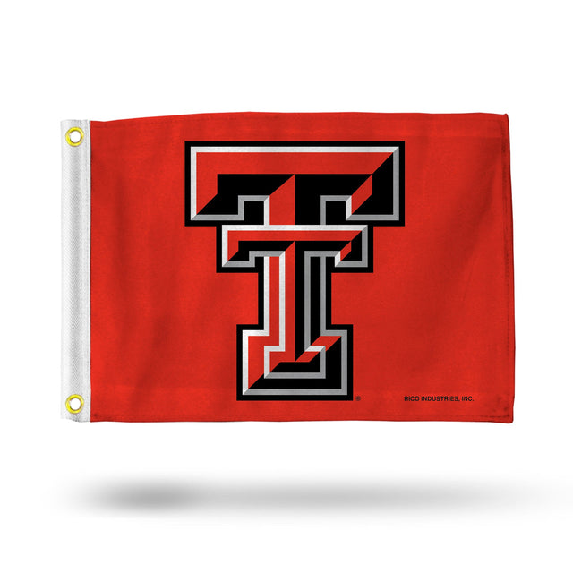 Bandera de los Texas Tech Red Raiders de 12 x 17 pulgadas con rayas utilitarias