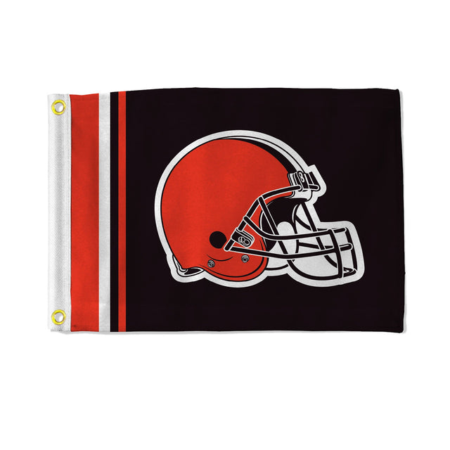 Bandera de los Cleveland Browns de 12 x 17 pulgadas, con rayas, utilitaria