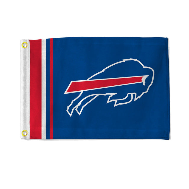 Bandera de los Buffalo Bills de 12 x 17 pulgadas, con rayas, utilitaria