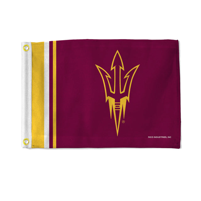 Bandera de los Arizona State Sun Devils de 12 x 17 pulgadas, de uso general y a rayas