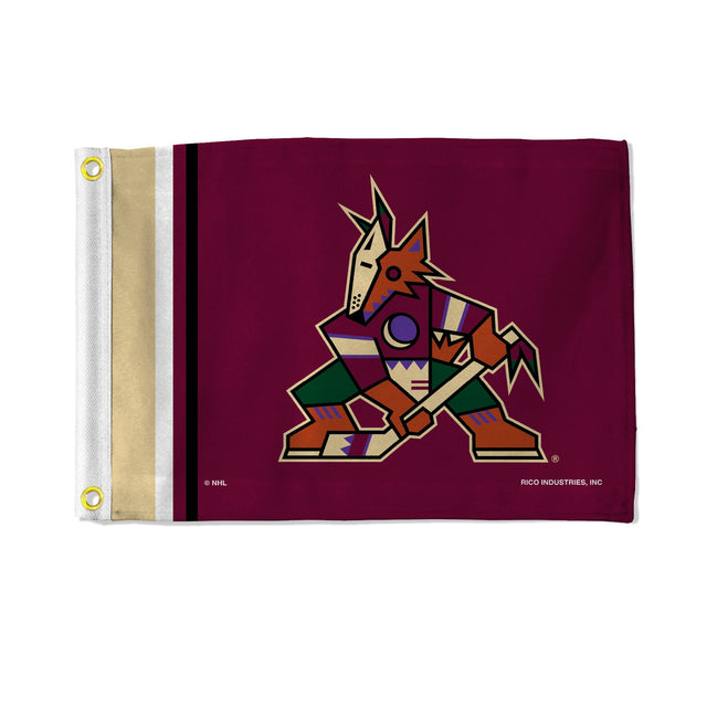 Bandera de los Arizona Coyotes, 12 x 17, con rayas, utilitaria