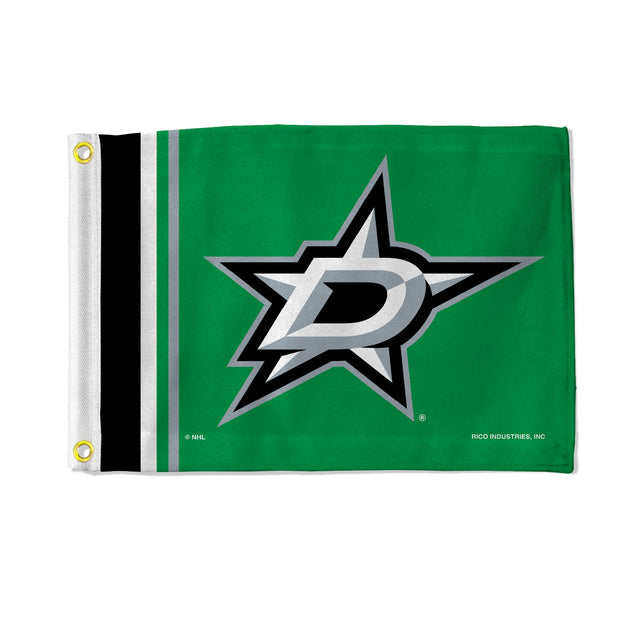 Bandera de los Dallas Stars de 12 x 17 pulgadas, con rayas, utilitaria