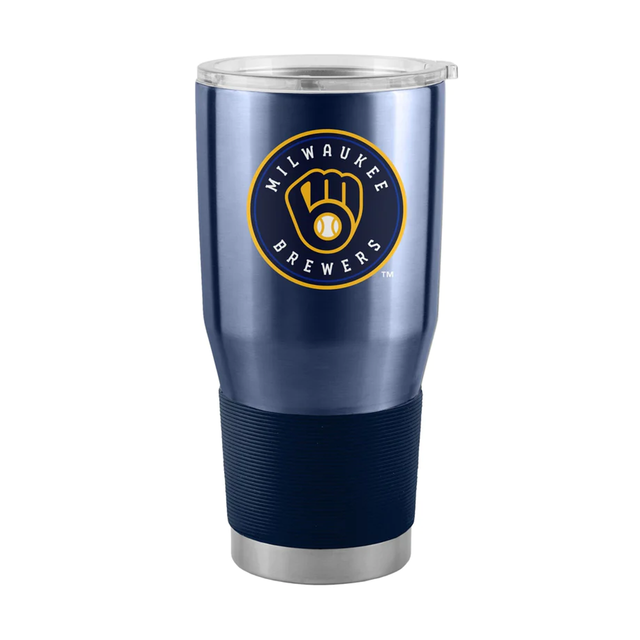 Vaso de viaje de acero inoxidable de 30 oz de los Milwaukee Brewers