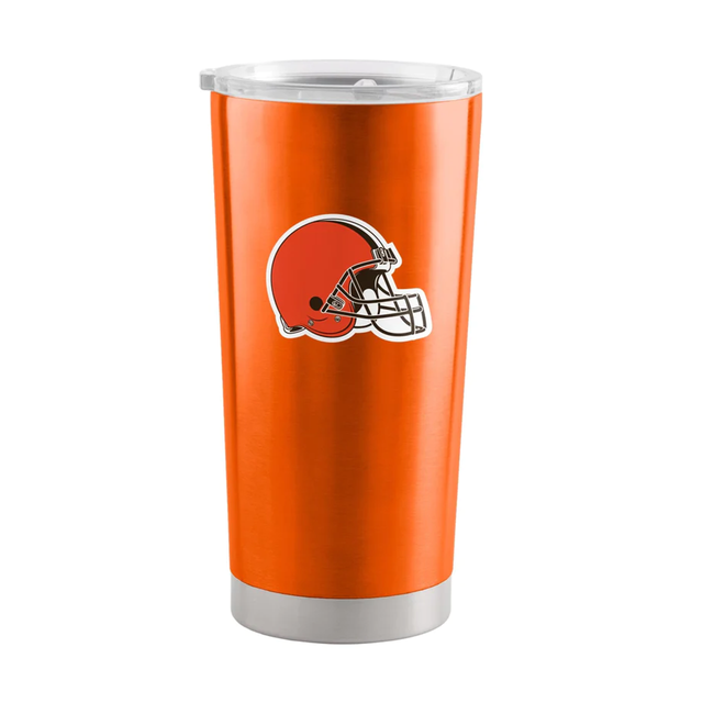 Vaso de viaje de acero inoxidable de 20 oz de los Cleveland Browns