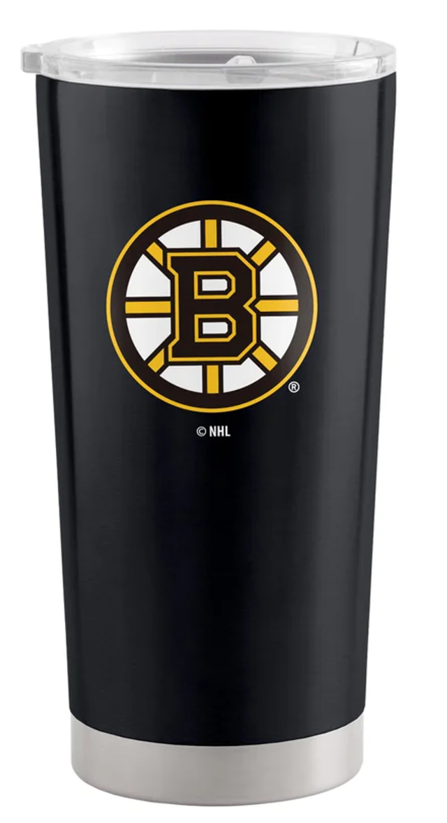 Vaso de viaje Boston Bruins de 20 oz de acero inoxidable