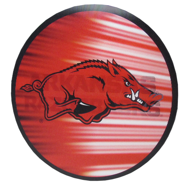 Calcomanía lenticular de Arkansas Razorbacks