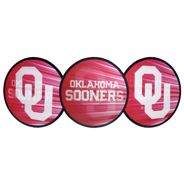 Calcomanía lenticular de los Oklahoma Sooners