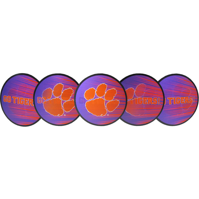 Calcomanía lenticular de los Tigres de Clemson