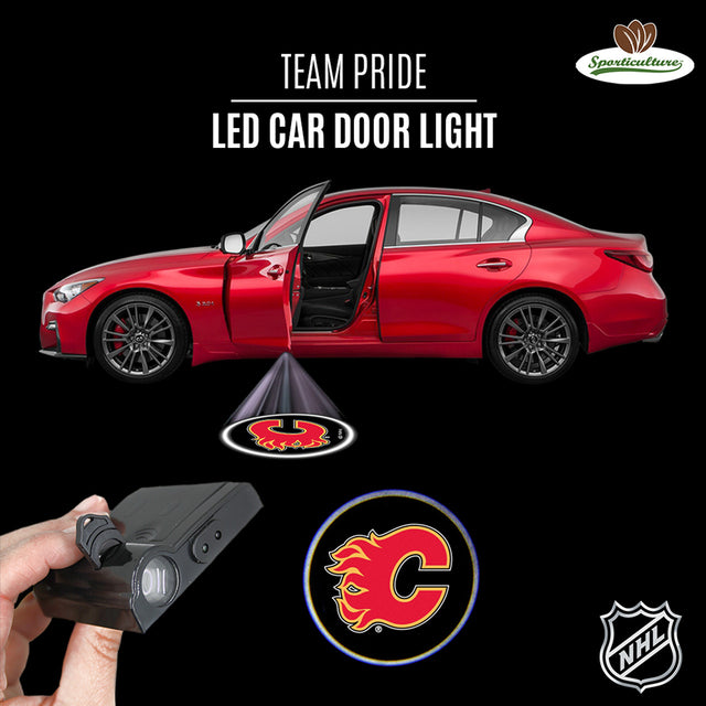 Luz LED para puerta de coche de Calgary Flames